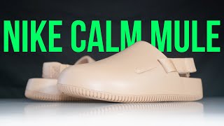 NIKE CALM MULE  Unboxing review amp on feet [upl. by Warrick]