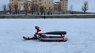 Vorstellung  Ersteindruck UNVERWÜSTLICH STIGA Snowracer Rennrodel Ultimate Pro [upl. by Carleton]