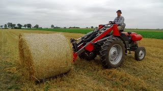 Zbieranie Słomy 2016 Zetor M F amp Ładowarka Go Pro 4 [upl. by Pickens260]