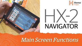 Hema HX2  Main Screen Functions [upl. by Rotkiv]