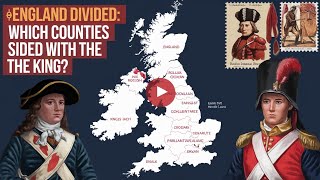 ⚔️ England Divided Which Counties Sided with the King  English Civil War  PostalPast [upl. by Amieva]