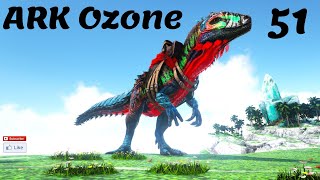 ACROCANTHOSAURUS TAME MEGA BOSS FIGHT MOD LIST ARK OZONE [upl. by Annahs670]