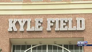 Aggieland gears up for Mexico vs Brazil soccer match at Kyle Field [upl. by Arodasi]