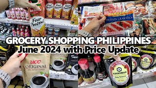 GROCERY SHOPPING PHILIPPINES June 2024 with Price Update [upl. by Miun]