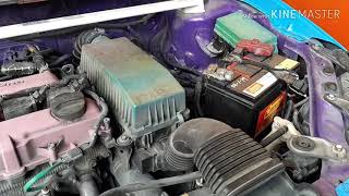 Proton saga FL Minor service  Engine Oil petronas Syntium 800 Atf Oil Toyota [upl. by Uok]