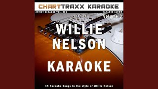 Willingly feat Shirley Cole Karaoke Version In the Style of Willie Nelson [upl. by Ahsiyt]