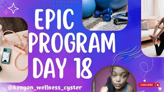 18th Day of Epic by Caroline Girvan  Chest amp Triceps Workout  home [upl. by Themis908]