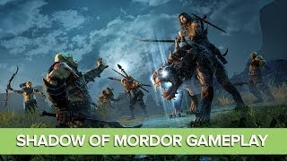 Shadow of Mordor Gameplay Preview  Rideable Beasts Orc Strongholds [upl. by Annaiv]