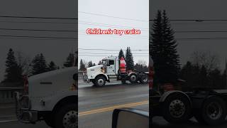 Kalispell Montana childrens Christmas toy cruise subscribe snow viralvideo christmas [upl. by Judon]