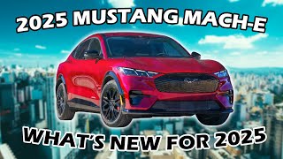 Whats New on the 2025 Ford Mustang MachE [upl. by Armbruster]