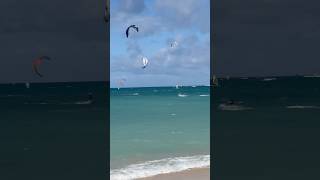 Amazing Kitesurfing Jump in Maui [upl. by Enelak]