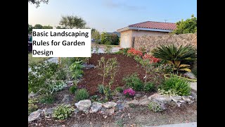 Basic Landscaping Rules To Design A Garden [upl. by Haida]