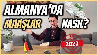 Almanyada Asgari Ücret 2023 💸 Almanyada Maaşlar ne kadar Biz ne kadar kazanıyoruz [upl. by Eniale]