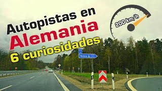 Autopista en Alemania  6 curiosidades  ir a 200 kmh y sin peaje [upl. by Amein]