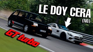 Un RENAULT SUPERCINCO en NÜRBURGRING con TRÁFICO REAL  Assetto Corsa [upl. by Raul]