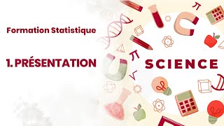 FORMATION STATISTIQUE  PRÉSENTATION 01 [upl. by Ardnat]