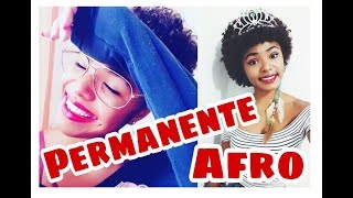 PERMANENTE AFRO  APÓS 1 MÊS COMO FOI O QUE ACHEI  ELA POSTOU [upl. by Nyltac]