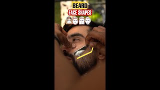 Beard As Per FACE SHAPES beard faceshape shorts [upl. by Saltzman]