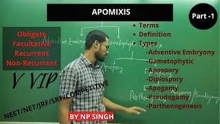 Apomixis Part 1 Terms Definition and its types [upl. by Terrence]