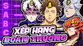 BLACK CLOVER  TÔI XẾP HẠNG CÁC ĐOÀN TRƯỞNG MA PHÁP KỸ SĨ [upl. by Aikym]