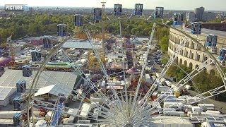 23042014 N Nürnberger Frühlingsfest aus der Luft [upl. by Narmis901]