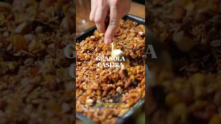 COMO FAZER GRANOLA CASEIRA 🥣👩🏼‍🍳 receitas granola cereal breakfast foryou fyp [upl. by Ardnasxela]