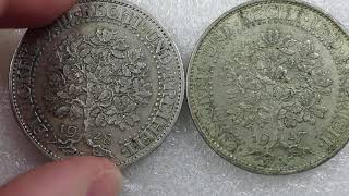 Weimarer Republik 5 Reichsmark Eichbaum silver coins [upl. by Tia]