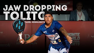 MustSee Tolito Aguirre Padel Skills [upl. by Anyah]