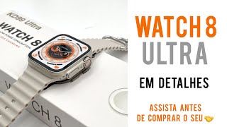 Conhecendo o Smartwatch WATCH 8 ULTRA  W8 ULTRA  UNBOXING REVIEW e PRIMEIRAS IMPRESSÕES [upl. by Janos957]