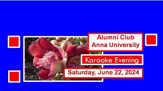 Our Alumni Club Members Karaoke Evening [upl. by Eli]