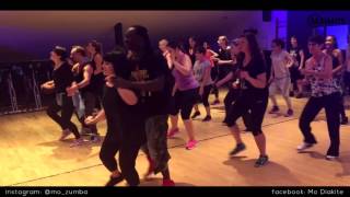 MO DIAKITE Besos a escondidas Grupo Extra Zumba® fitness Bachata choreography [upl. by Durkin]