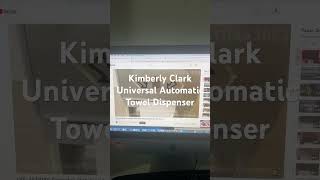 Kimberly Clark Universal Automatic Towel Dispenser greatwolflodge [upl. by Albion766]