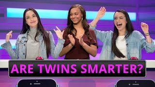 Are Twins Smarter than One The Merrell Twins VS Nia Sioux  Tap That Awesome App [upl. by Keary]