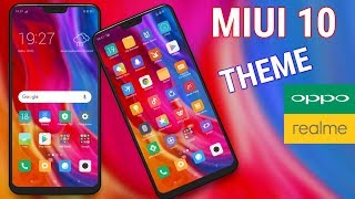 MIUI 10 MOD THEME OPPO A3SA5SA83A7F7F9REALME [upl. by Durrett]