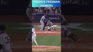 FREDDIE FREEMAN HOMERSbaseball shorts mlbn sports FoxNews [upl. by Ileana]