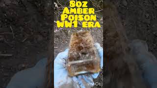 WW1 Poison Bottle found Bottle Digging [upl. by Drof984]