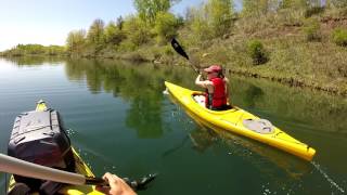 Cuyuna Country MN  Crystal Clear Iron Ore Mine Pit Lakes  Kayaking Snorkeling Fishing [upl. by Gar712]