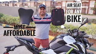 Worlds Most Affordable Thinnest AIR SEAT for any Motorcycle [upl. by Oys]