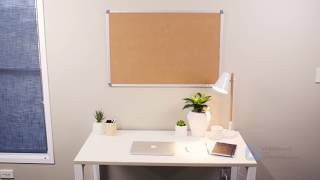 Cork Notice Board  Whiteboards and Pinboards [upl. by Eibbil]