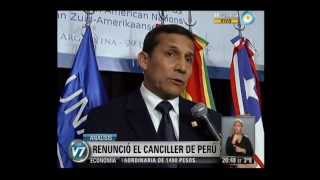 Visión 7 Renunció el canciller de Perú [upl. by Terence]