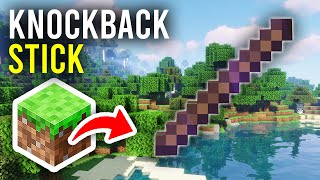 How To Get Knockback Stick In Minecraft  Full Guide [upl. by Nosduj]