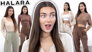 HALARA FALL TRY ON CLOTHING HAUL BLACK FRIDAY SALE AD [upl. by Aleunam]