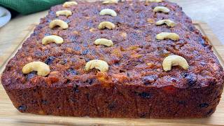 The Best Christmas Cake Recipe 🎄 Simple and Very Tasty Make Ahead Fruit Cake recipe [upl. by Drawyah]