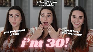 Lets answer YOUR questions and assumptions about meon my 30th BIRTHDAY [upl. by Nylaret]