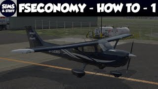 How To Select  Start A Flight In FSeconomy  XPlane 11 [upl. by Yarased]