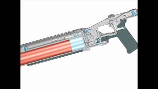 3D project lesslethal launcher 37mm blog link below [upl. by Cassandre78]