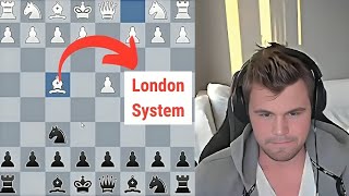 Magnus Carlsen vs The London System [upl. by Panaggio]