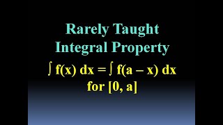 A Neglected Integral Property [upl. by Airt250]