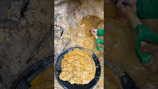 Penemuan jalur emas dilereng bukit ditepi sungai  Gold prospecting  Panning for gold [upl. by Annaira]