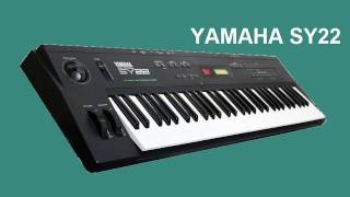 YAMAHA SY22 Vector Synthesizer 1990  HQ DEMO [upl. by Auhsohey]